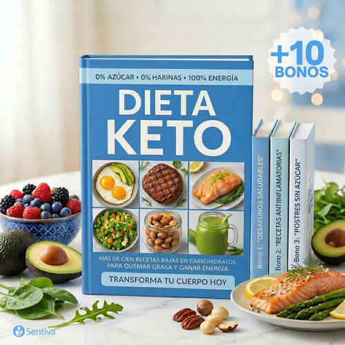 Quemá Grasa y Potenciá tus Glúteos - Recetas Keto + 10 Bonos